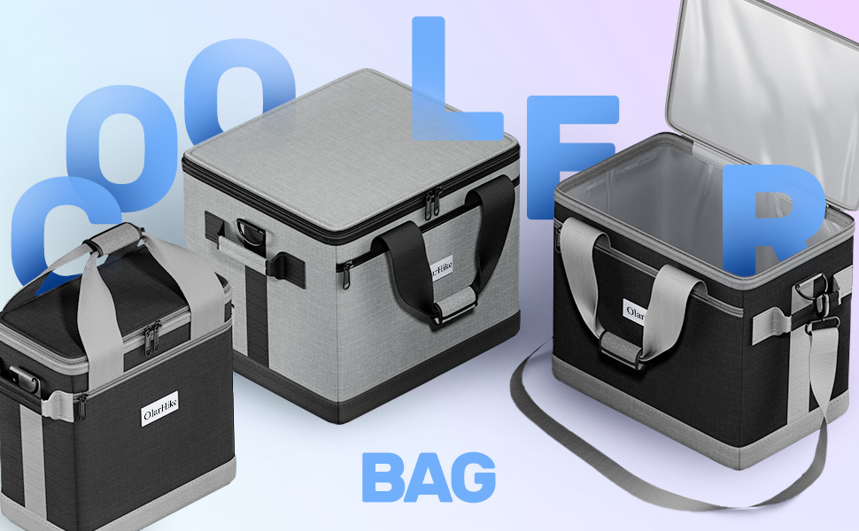 Leakproof Collapsible Insulated Cooler Bags Lunch Box For Camping Picnic Bbq