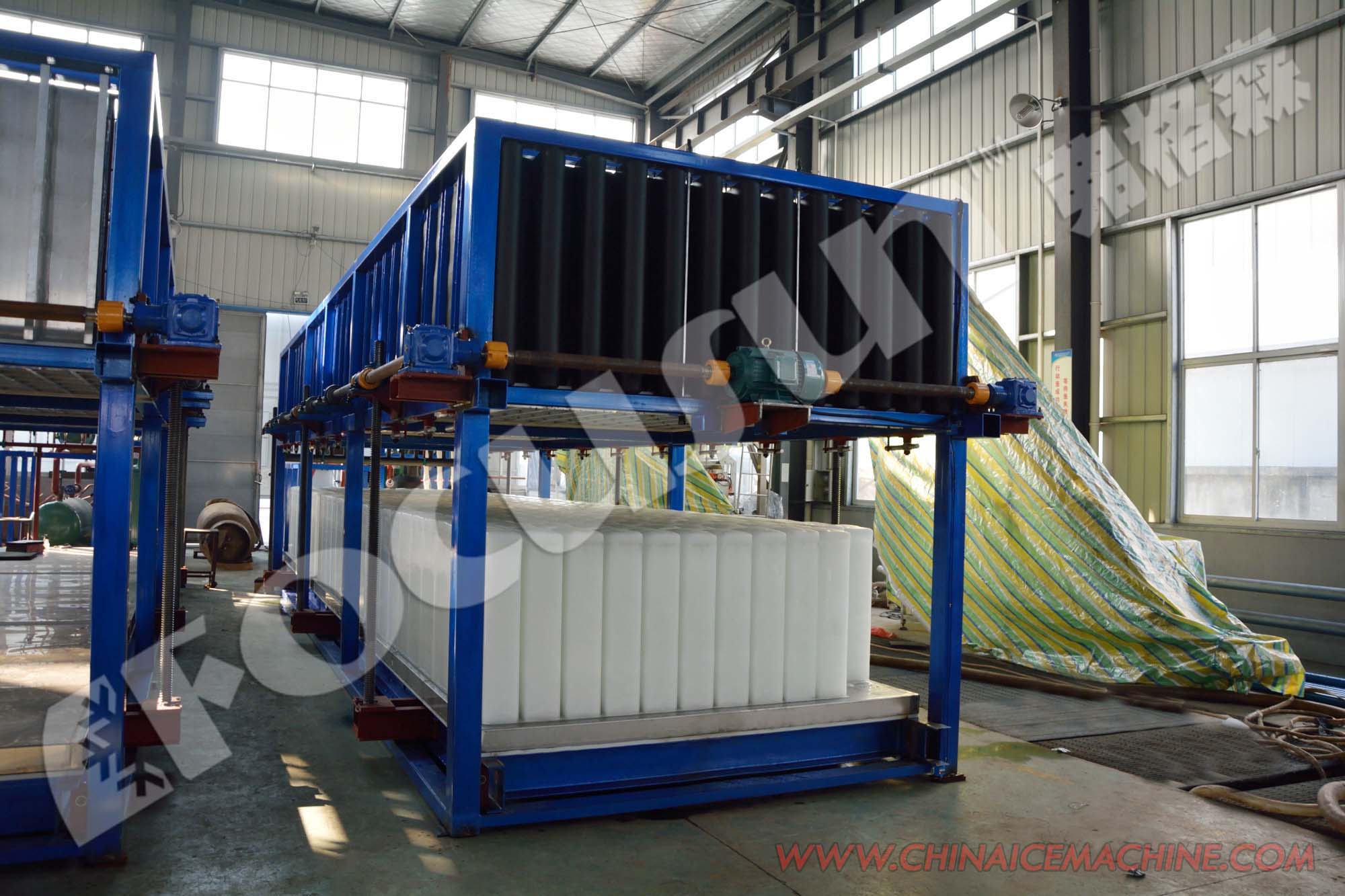 Fresh food edible Stainless steel 20Ton per day direct evaporation block ice machine
