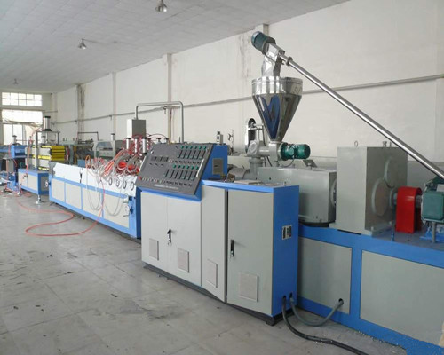 Buy PVC WPC window profile door machine extrusion line production for sale at wholesale prices