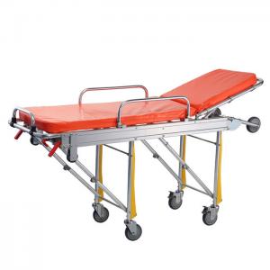 Quality Aluminum Alloy First Aid Patient Transfer 160Kg Automatic Ambulance Stretcher for sale