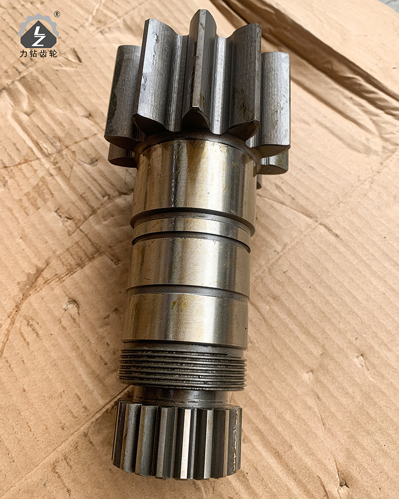 LIXUAN YC85 Swing Pinion Shaft Final Drive 12 Teeth Excavator Swing Gearbox