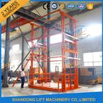 5T 6m Warehouse Hydraulic Guide Rail Freight Lift Elevator Vertical Goods Lift