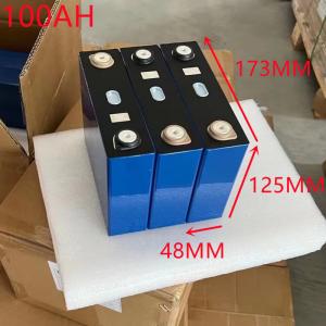 Quality 3.2V 100Ah Prismatic Aluminium Case LiFePO4 Battery Cell 1C Discharge Rate for sale