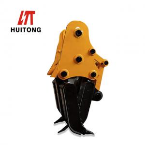 China Non Rotatable Excavator Mechanical Grapple Tough Material High Working Strength on sale