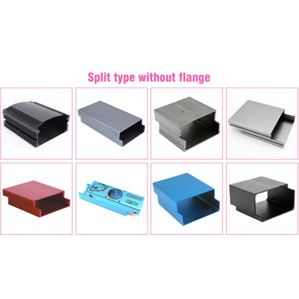 Aluminum Anodized Extrusion Enclosure Electronics Control Cabinet Distribution Box