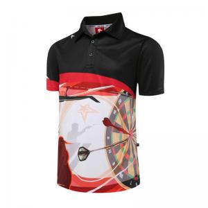 China Men Polo Darts T Shirt Anti Bacterial Eco Friendly Quick Dry on sale
