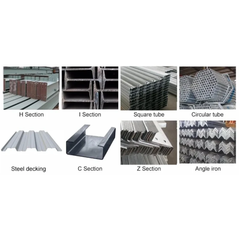 High Quality Galvanized Metal Frame Prefabricated Steel Structure Warehouse