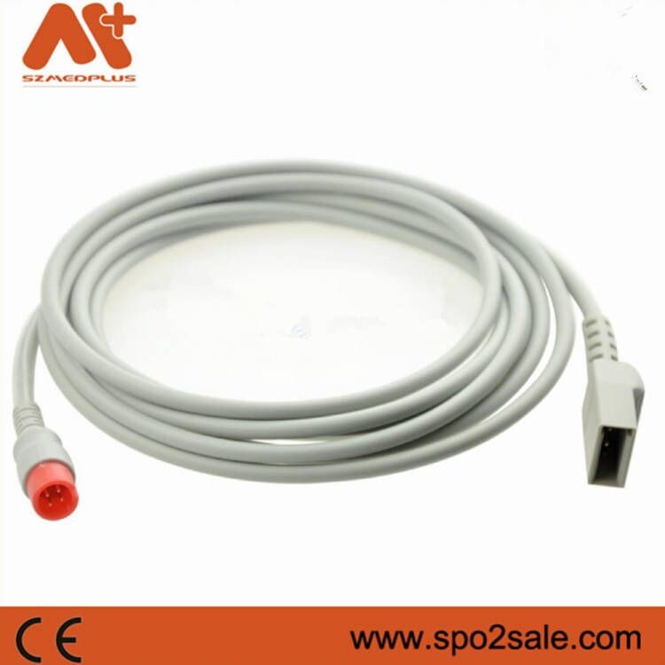 Datascope To Utah IBP Transducer Cable For Passport V, V12, V21, V-Series