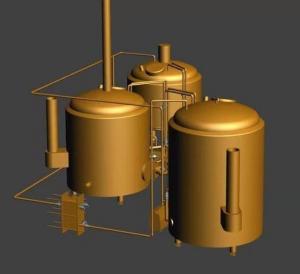 Quality Direct fire heating beer brewhouse and equipment for brewery and factory for sale