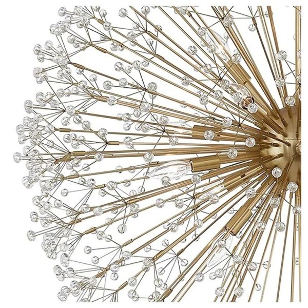 Vintage Bronze Crystal Chandelier Sphere Bedroom Lighting Dunkirk Chandelier（WH-AP-650）