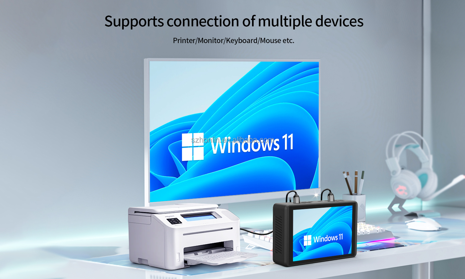 Quad Core Processor Touchscreen Mini PC Integrated Card Industrial Mini Computer 65W
