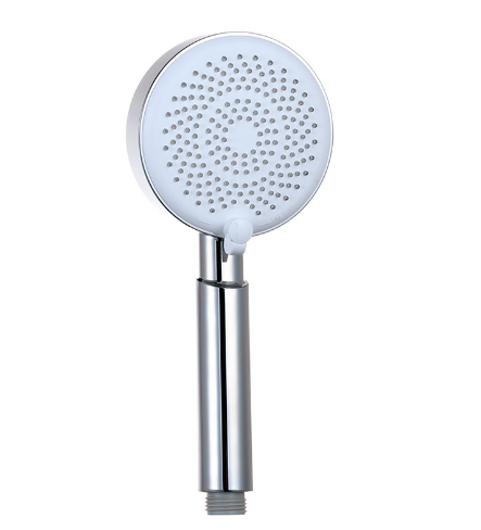 Removable Cover Portable Hand Held Shower Head With Electroplating Matte Black Finish