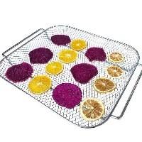 Quality 304 Stainless Steel Square Food Drying Mesh Fruit Tea Dried Fruit Dehydrator Drying Tray for sale