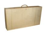 China Personalised Wooden Wine Box Big Size Empty Wooden Storage Barrels For