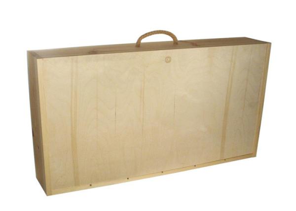 China Personalised Wooden Wine Box Big Size Empty Wooden Storage Barrels For