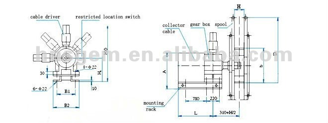 Industrial Mono Spiral Hysteresis Cable Reel