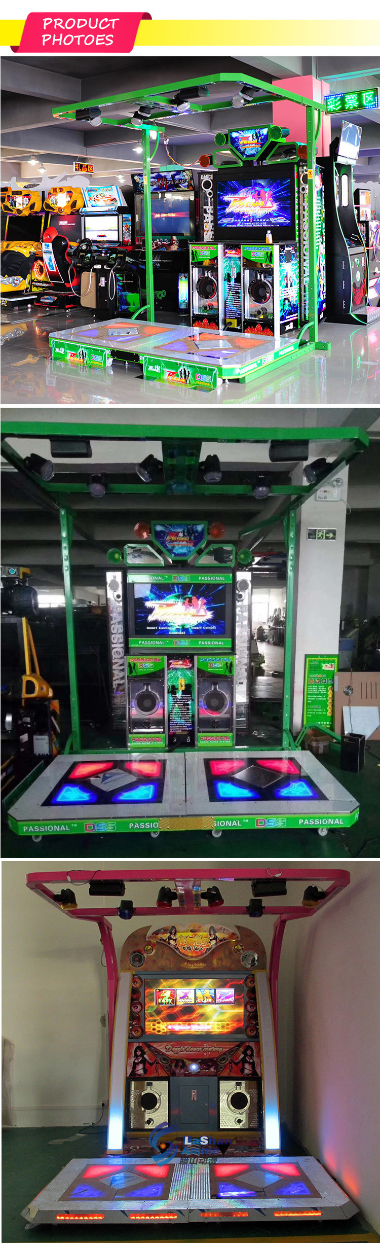 55" Video Arcade Dance Game Machine 2 Players For Amusement Park