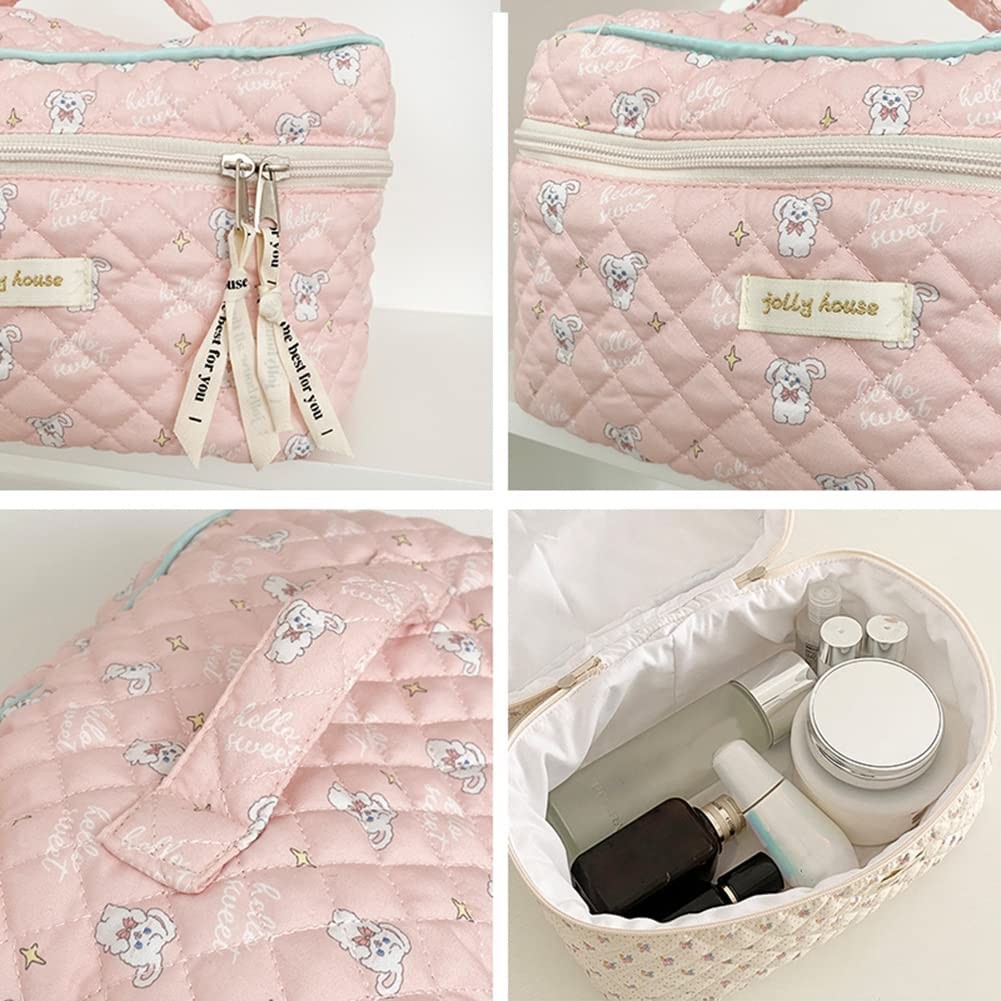 Custom Logo Personal Zipper Cosmetic Makeup Bag Luxury Large