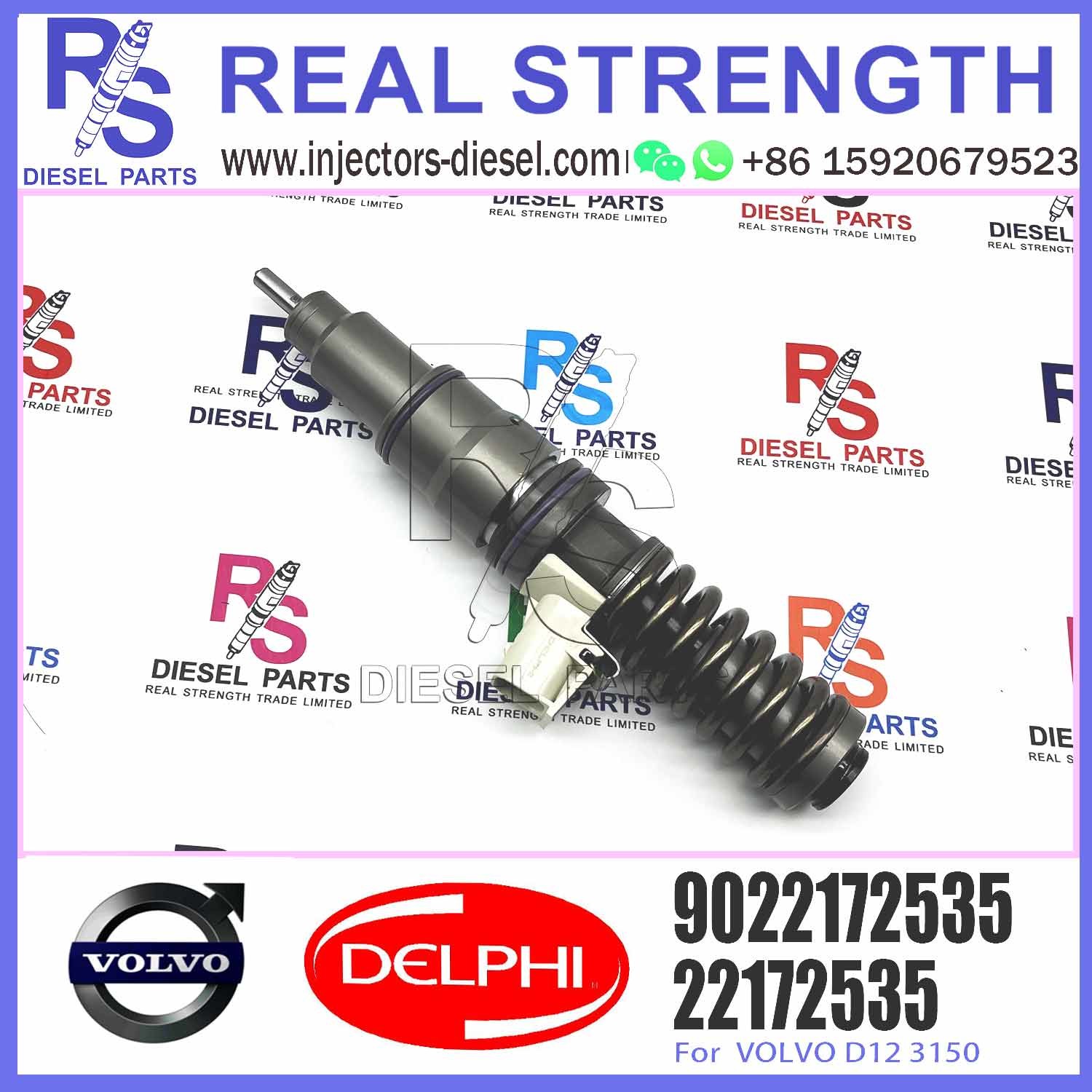New Common Rail Diesel Fuel Injector 22172535 BEBE4D34101 9022172535 for Engine Parts