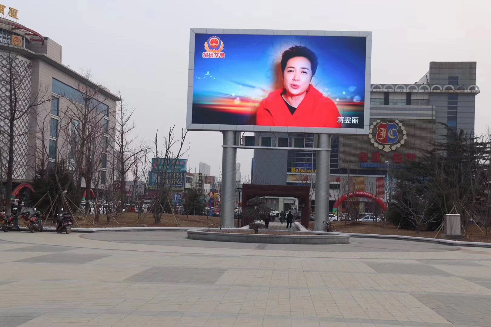 Ultra Thin / Slim P10 Outside Full Color Led Display Cabinets Nationstar Chip