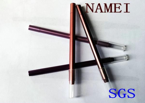Buy PVC Plastic Long Lasting Eyeliner Pencil Drawn Tube , Gel Eyeliner Pencil 122 * 7.8mm at wholesale prices