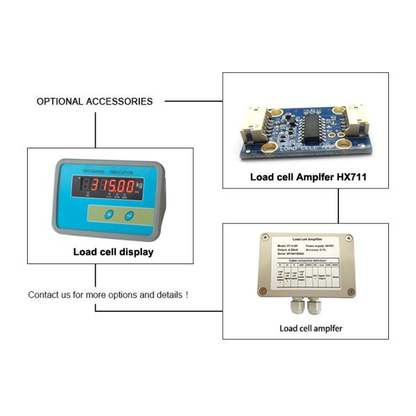 0.03% F.S / 0.02%F.S Accuracy Class Beehive Scale Weight Sensor for 100kg and 120kg Loads