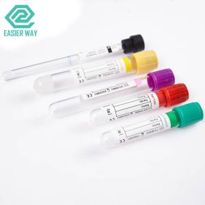 Quality Medical Disposable Red Blue Green Grey Yellow ESR Vacuum Blood Collection Tubes Test Vacutainer for sale