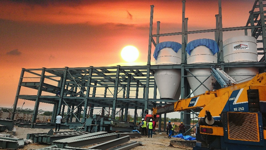 Prefabricated Large Span Office Steel Structures Workshop