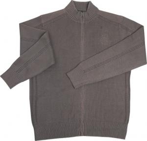 Half-height collar zip cardigan sweaters
