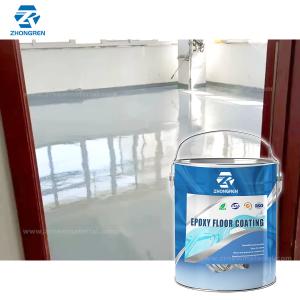 Quality Customized Grey Commercial Epoxy Floor Coating With Self Leveling Properties for sale