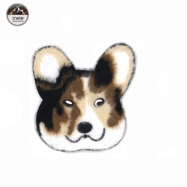 Buy Beautifully Dog Embroidered Sports Patches Handmade For Fashion Clothing at wholesale prices