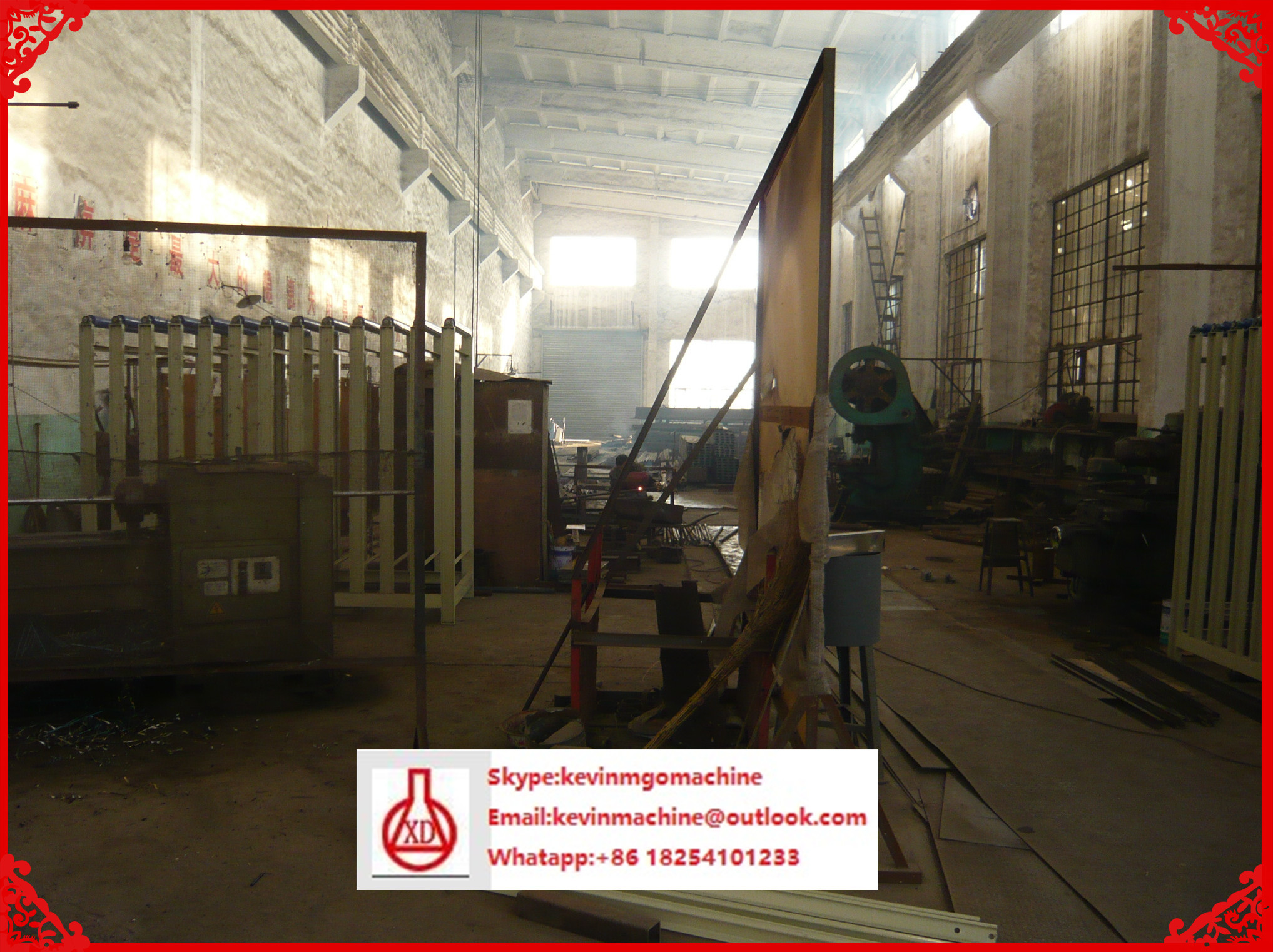 Straw Color Wave Tiles Making Machine , Reverse In Phase Running Tech Roof Tiles Machine