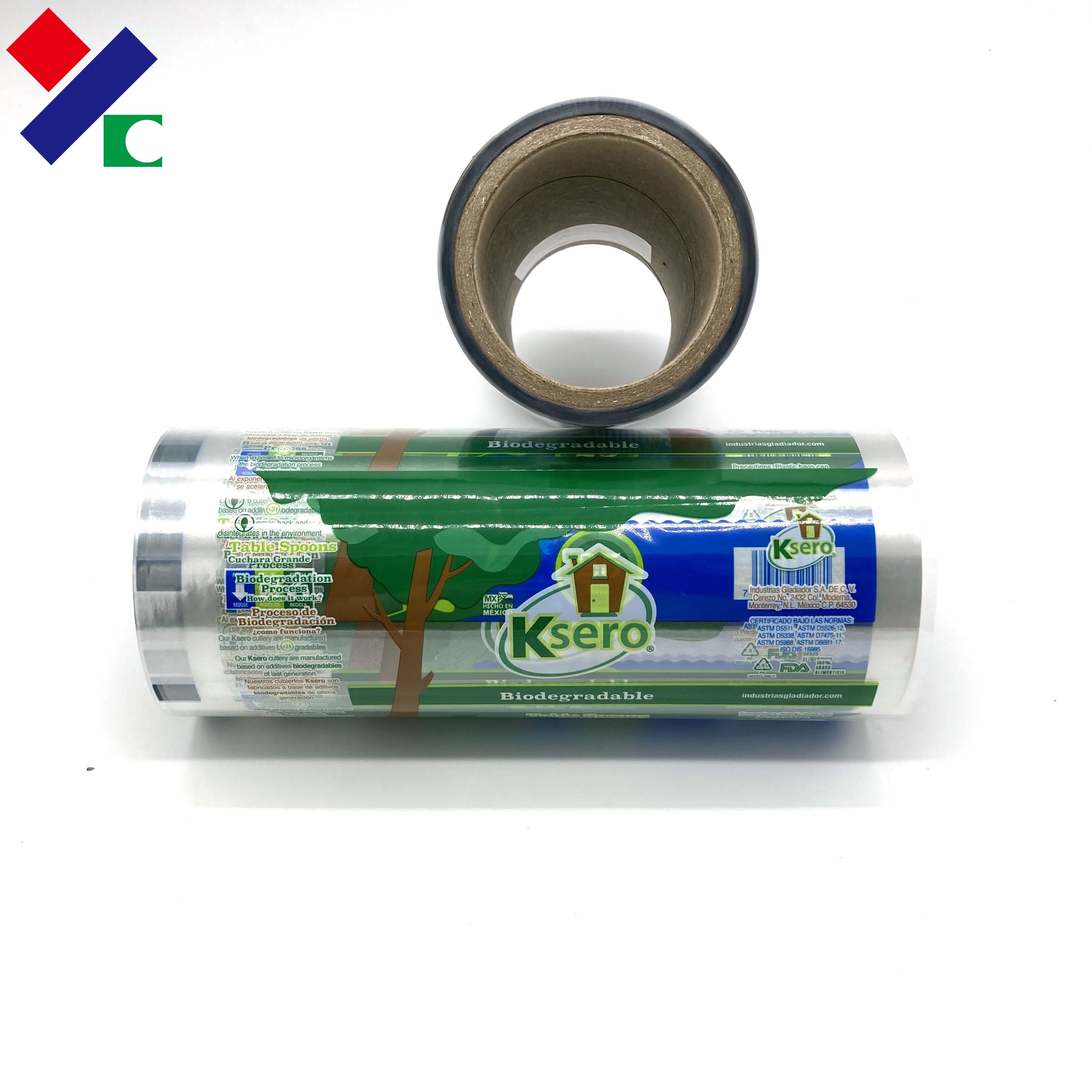Candy OPP Plastic Roll Film Food Grade Custom Printing Snack Sachet Packaging