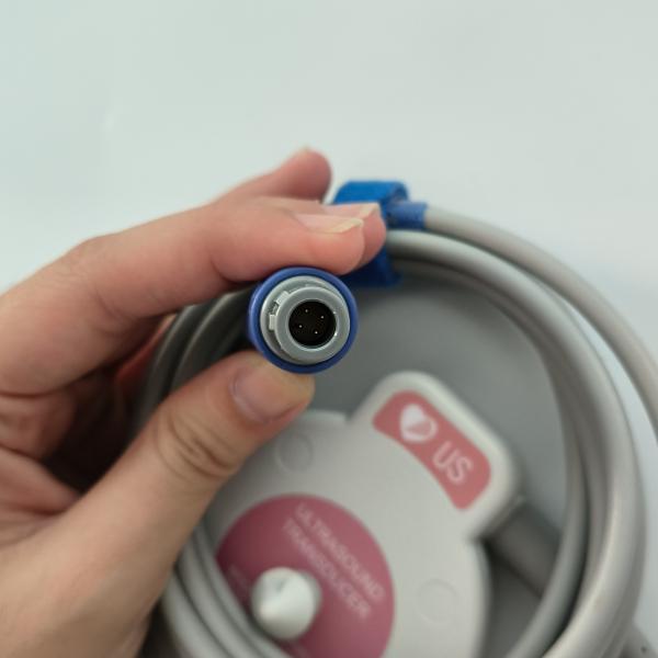 Tire Supervision US Transducer For F2/F3/F6 Fetal Heart Rate US Probe Dual Slot 4 Pin MS3-109301 (D)