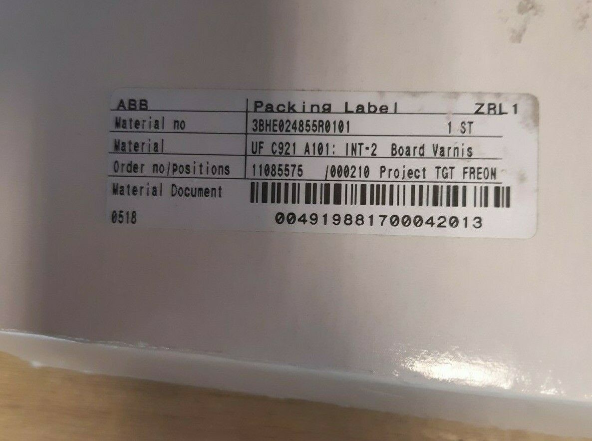 3BHE024855R0101 UFC921A101 ABB Interface Board, 800xA series modules, new original.