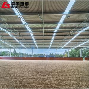 Quality Prefab Steel H-Beam Horse Farm Building Custom Design for sale