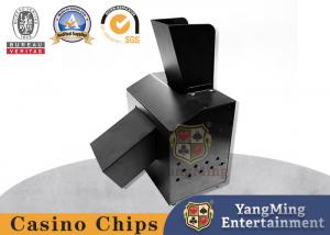 Quality All Black Metal Iron Single-Port Poker Card Paper Automatic Shredding Machine for sale
