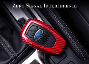 Quality Glossy Slip Resistant Carbon Fiber Key Case For SUBARU for sale