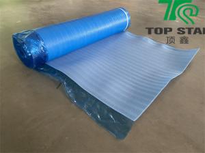 China 3 in 1 Vapor Laminate Flooring Blue Foam Underlayment 200 sq.ft 22KGS/m3 With Overlap on sale