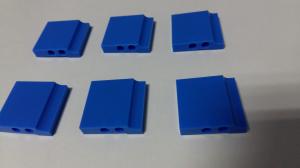 Professional CNC Plastic Machining Polishing Blue POM Parts