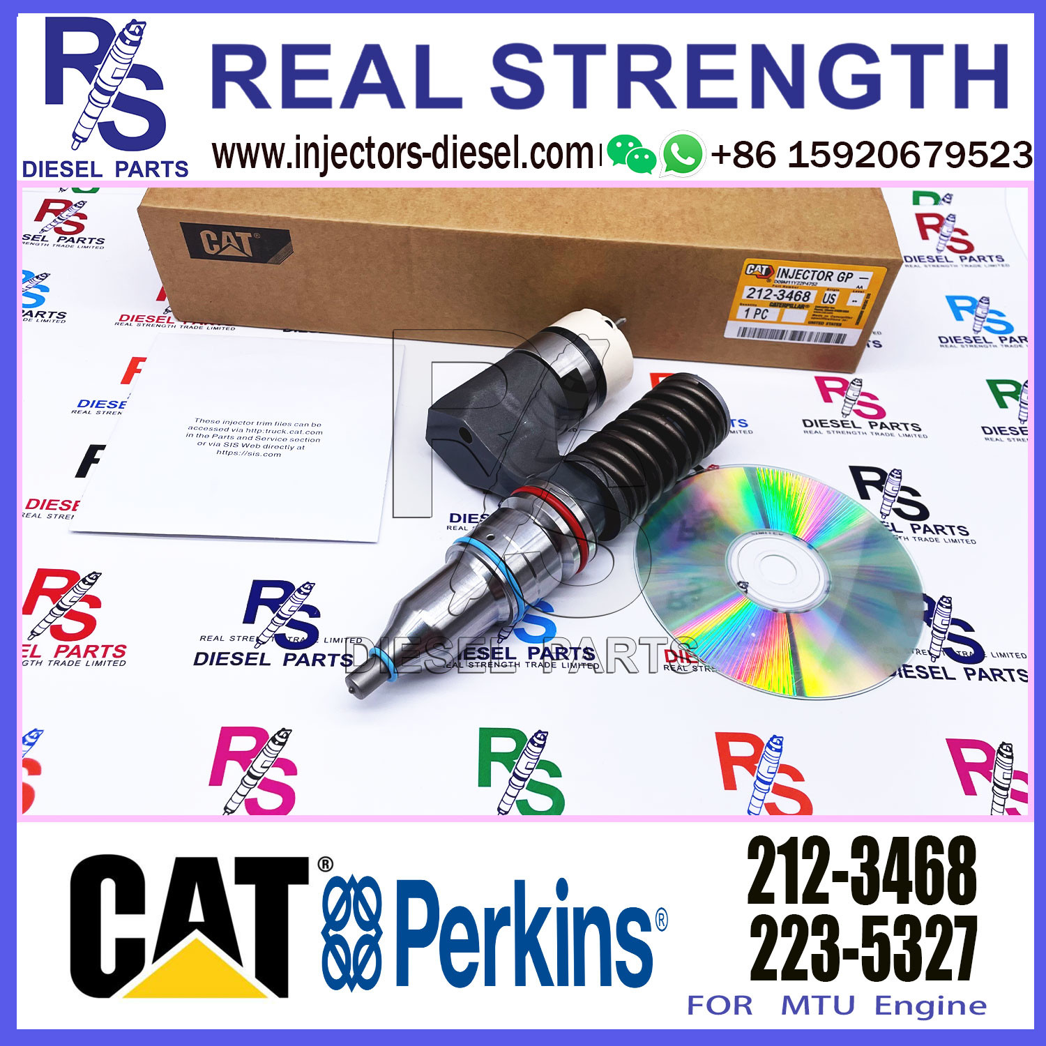 CAT Engine Injector 153-7923 317-5278 350-7555 229-1631 212-3468 For Cat C10 C12