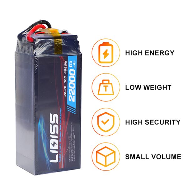 Solid State Lithium Battery Low-Temperature -20℃ Discharge Performance 6S 22.2V 22Ah 10C 488Wh Solid State Battery Pack