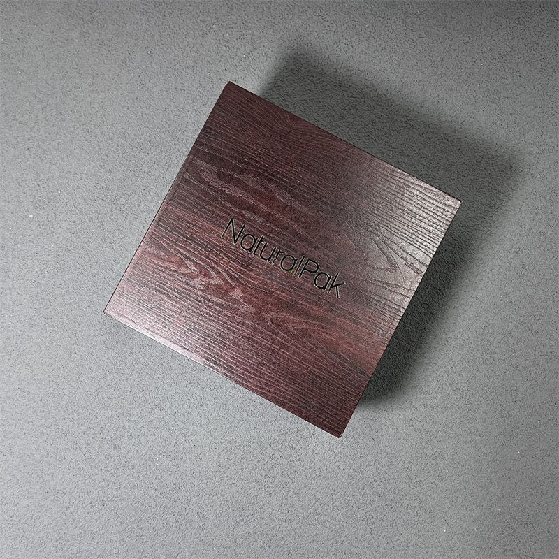 Custom Luxury Red Wood Paper Packaging Box for Watch Watch Set Gift