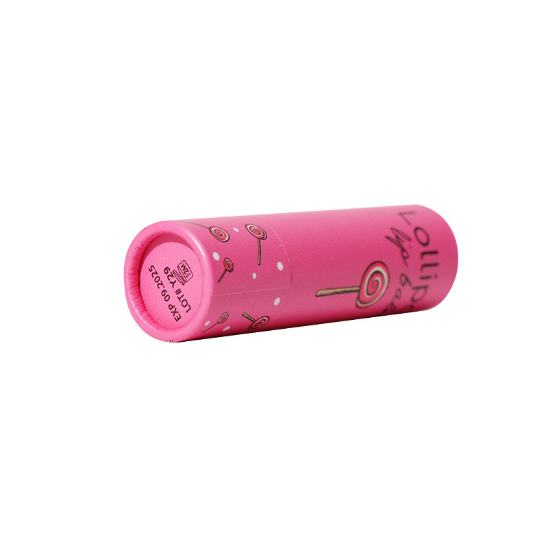 Natural Deodorant Kraft Cardboard push-up Tube Packaging for Lip balm&body balm lipsticks