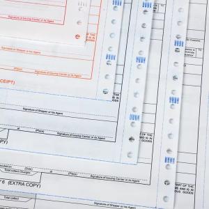 Digital Printing Courier Air Waybill Rectangular Carbonless Copy Paper