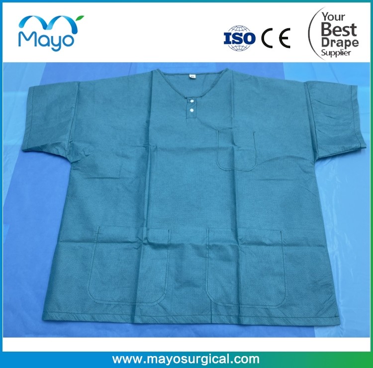 Disposable Medical Hospital Uniform Surgical Scrub Suit For Doctors And Nurses