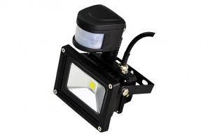 Quality IP54 10W Sensor LED Flood Light , Epistar Chip High Brightness COB LEDs 770LM for sale