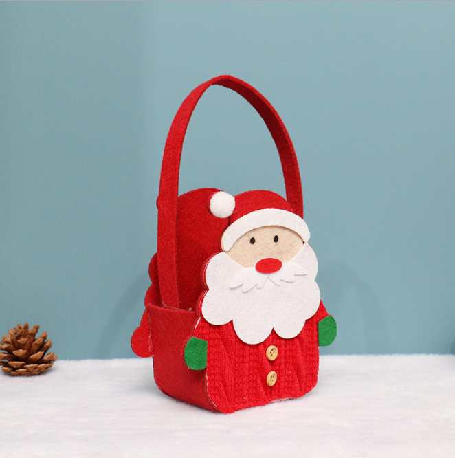 Wool Felt Christmas Gifts Sack Shopping Tote Bag Promotional For Ladies