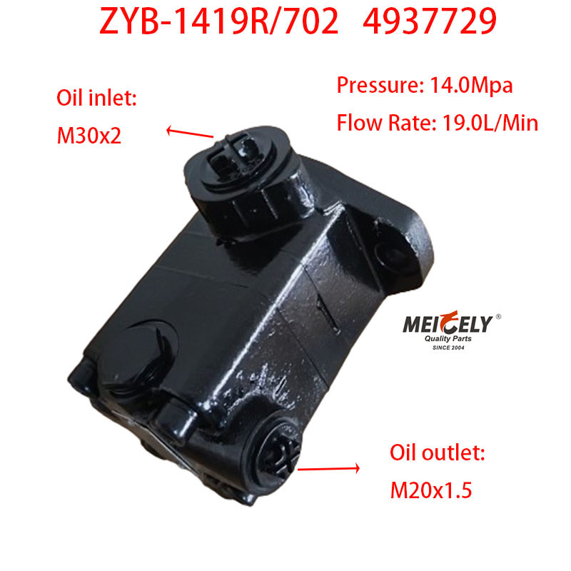 Stock 4937729 Dongfeng Cummins 6BT5.9 Engine Power Steering Pumps