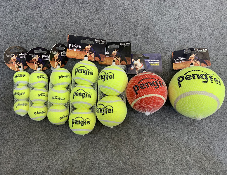 large dog tennis ball